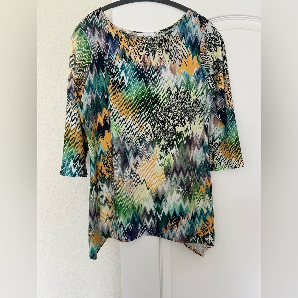 EUC Peck & Peck Women’s 3/4 Sleeve Tunic Style Blouse